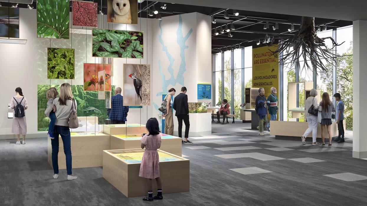 Piedmont Explorations exhibit rendering